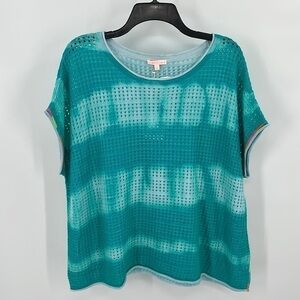 Lisa Todd Beach Bound Popover Sweater in Easy Breezy Size L NWT